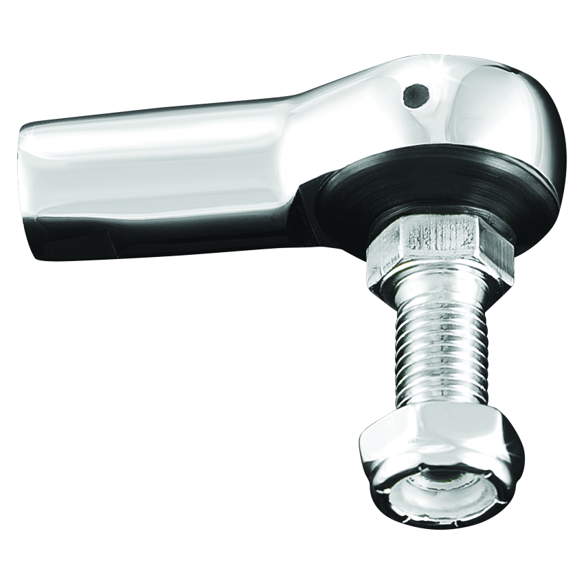 Kuryakyn 9058 Ball Joint With Stud Righthand Female 5/16in-24 Threads Chrome