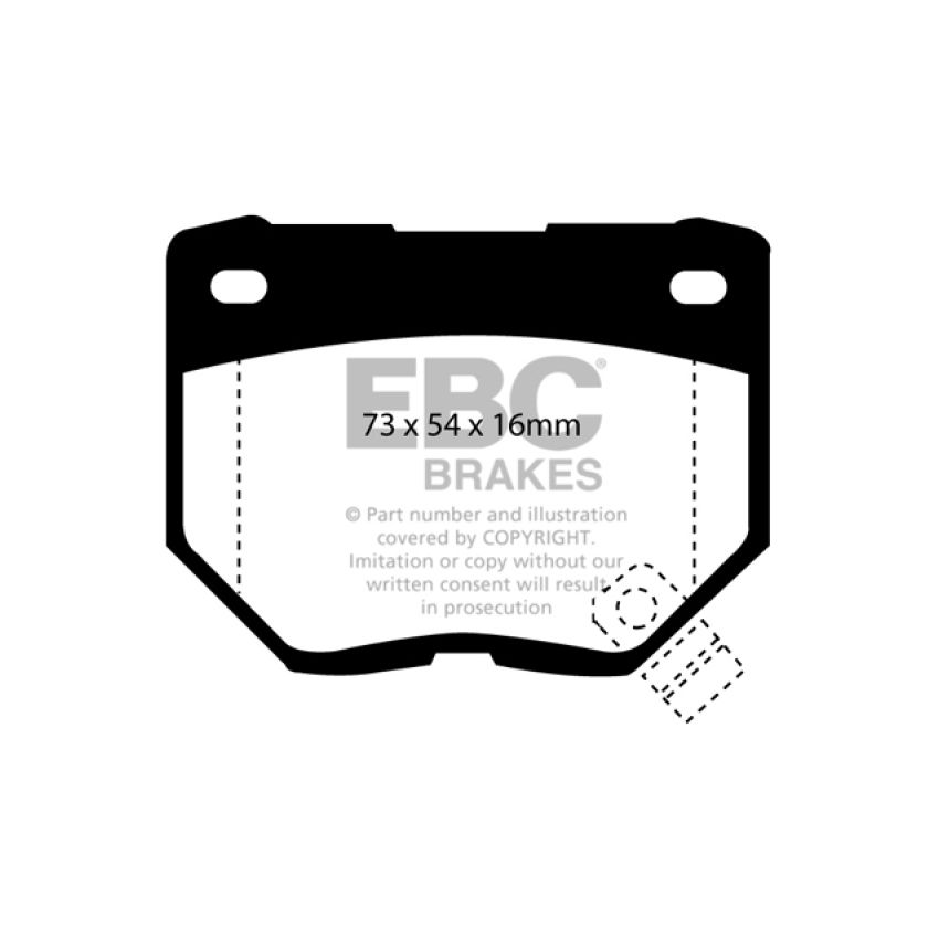 EBC DP2826 98-03 Nissan Skyline (R34) 2.5 GT (200) Greenstuff Rear Brake Pads