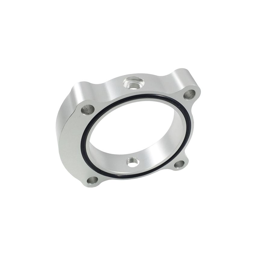 Torque Solution Throttle Body Spacer (Silver): Kia Optima 2.0T