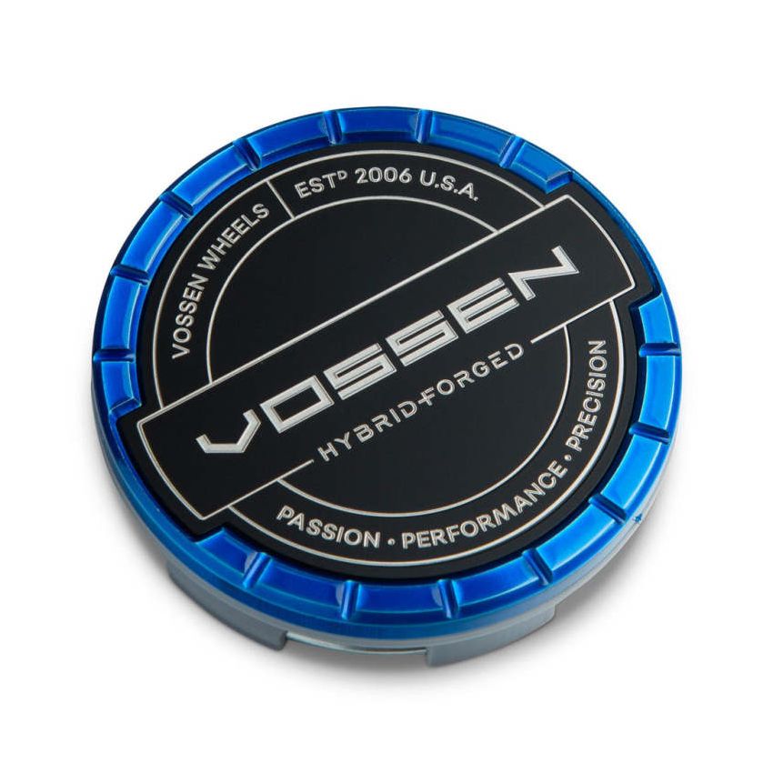 Vossen Billet Sport Cap - Large - Hybrid Forged - Fountain Blue