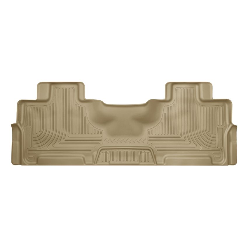 Husky Liners 2015 Ford Expedition/Lincoln Navigator WeatherBeater 2nd Row Tan Floor Liner