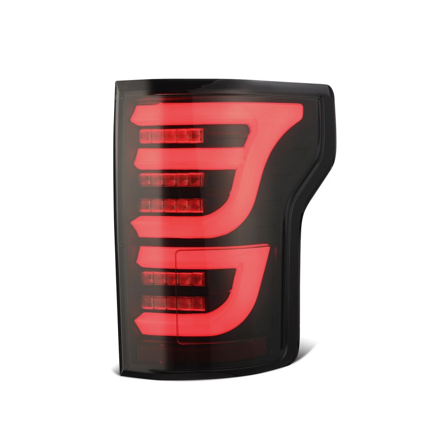 AlphaRex 652040 15-20 Ford F150 Luxx-Series LED Tail Lights Alpha-Black