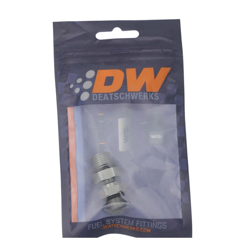 DeatschWerks 6-02-0423 6AN ORB Male to 6AN ORB Male Swivel Adapter - Anodized DW Titanium