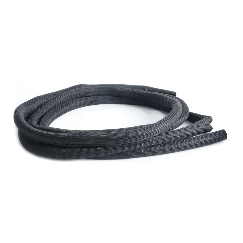 Design Engineering 94654 Easy Loom Split Wire Sleeve 5/8in x 100ft Black