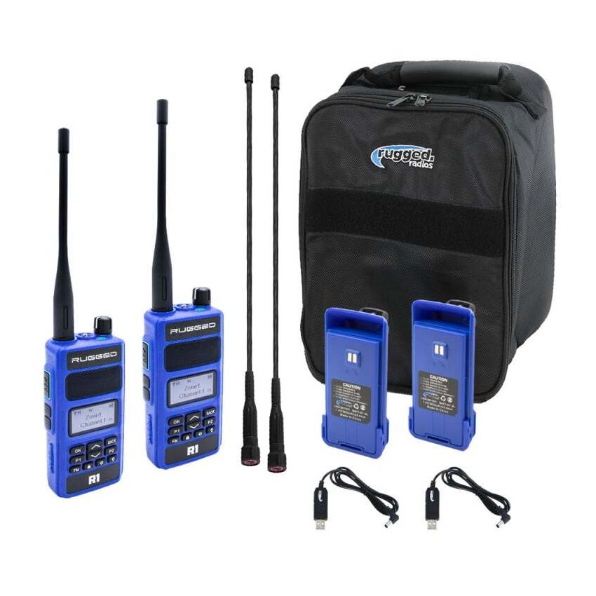 Rugged Radios R1-READY-PACK R1 READY PACK - Rugged R1 - Business Band Two Way Handheld Radios - Digital and Analog