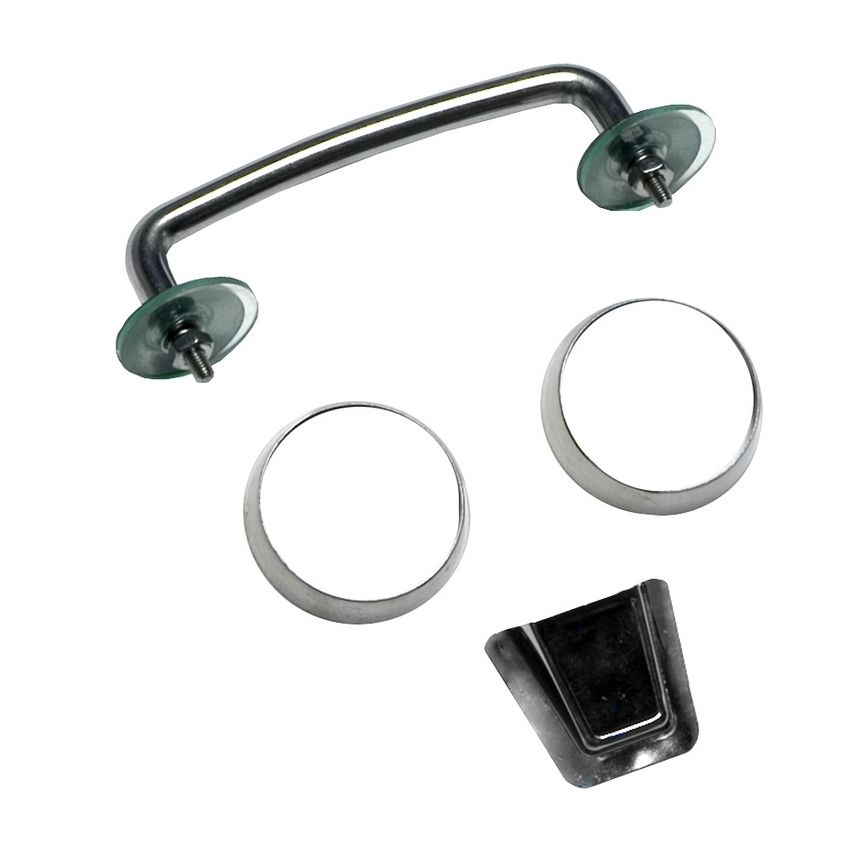 Rugged Ridge 07-12 Jeep Wrangler JK Stainless Steel Windshield Tie Down Kit