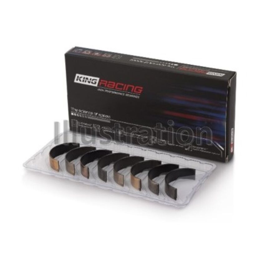King Engine Bearings CR4120XP0.25 King Mitsubishi 4G63/4G64 7 Bolt 2nd Gen DSM and EVO I-IX (Size 0.25mm) Performance Rod Bearing Set