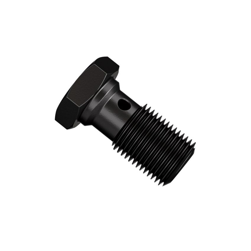 Goodridge P775-44ZBK Single Banjo Bolt 7/16x24