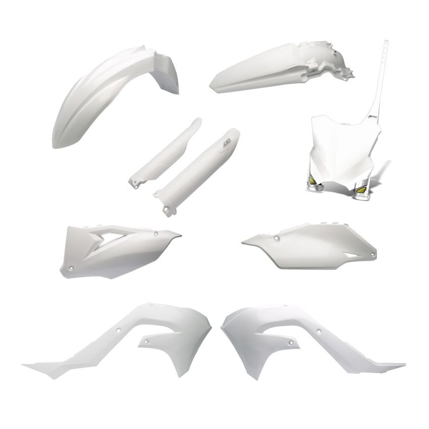 Cycra 1CYC-9325-42 21-23 Kawasaki KX450X Powerflow Body Kit - White