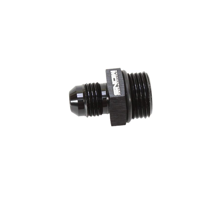 Snow Performance SNF-60806 -8 ORB to -6 AN Straight Fitting (Black)
