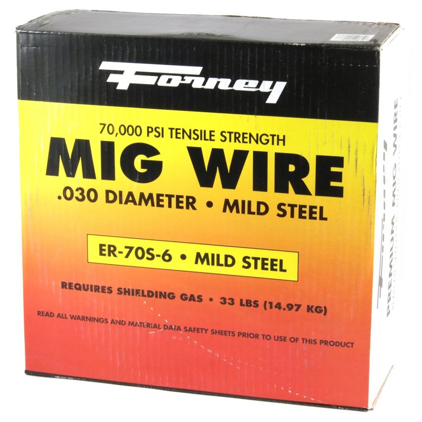 Forney 42276 Mig Wire, Mild Steel ER70S-6, 030-Diameter, 33-Pound Spool