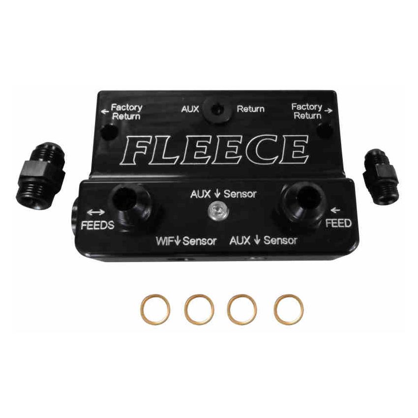 Fleece Performance 10-12 Dodge 6.7L Cummins 4th Gen Fuel Distribution Block