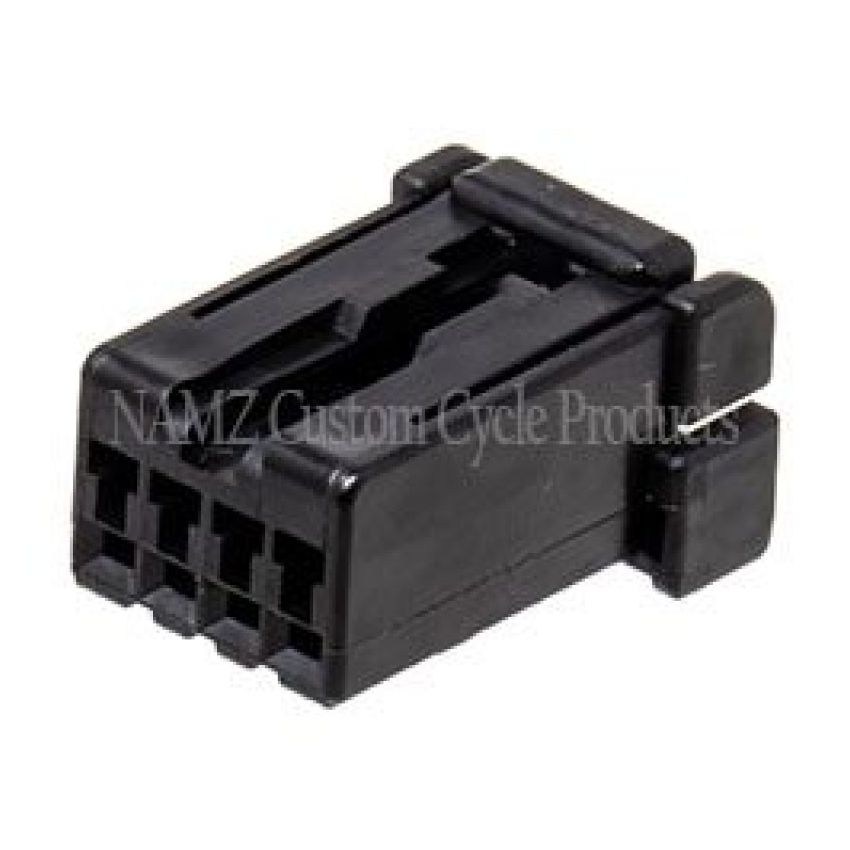 NAMZ NA-174966-2 AMP 040 Series 4-Postiion Female Wire Plug Housing Connector (HD 72914-01BK)
