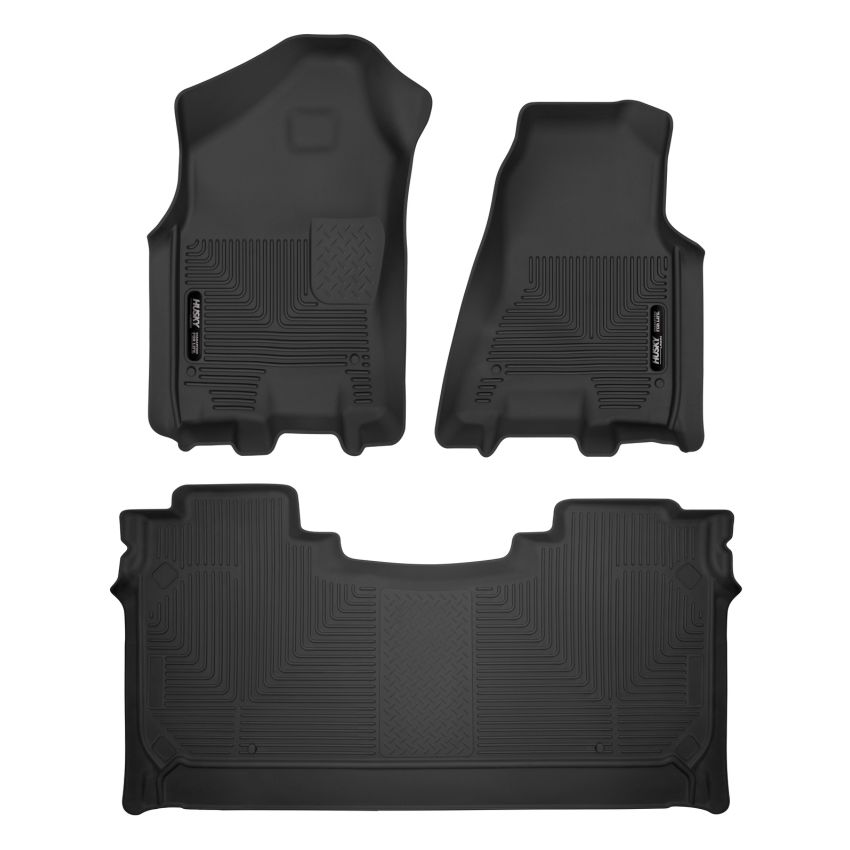 HUSKY LINERS HSK54608 Front & 2nd Seat Floor L iners X-act Contour