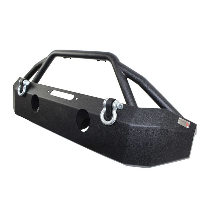 Fishbone Offroad FB22068 07-18 Jeep Wrangler JK Full Width Front Winch Bumper - Black Powdercoat