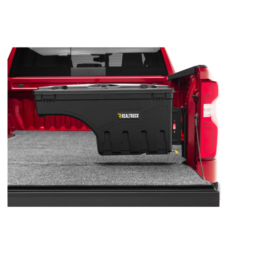 UnderCover 20-22 Isuzu Dmax Passenger Side Swing Case - Black Smooth