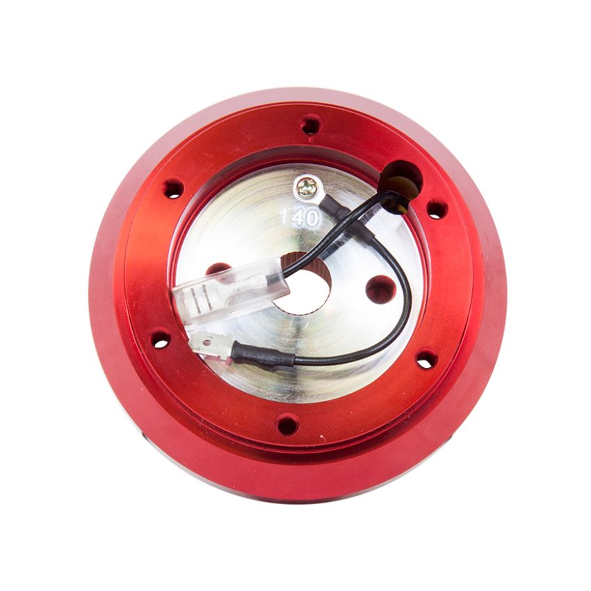 NRG Short Hub Adapter S13 / S14 Nissan 240 - Red