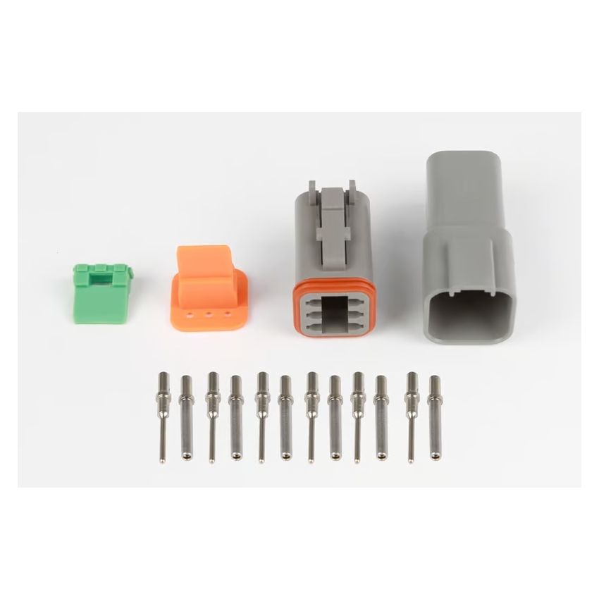 Haltech HT-031115 Matching Set of Deutsch DT-6 Connectors 13 Amp Plug & Pins