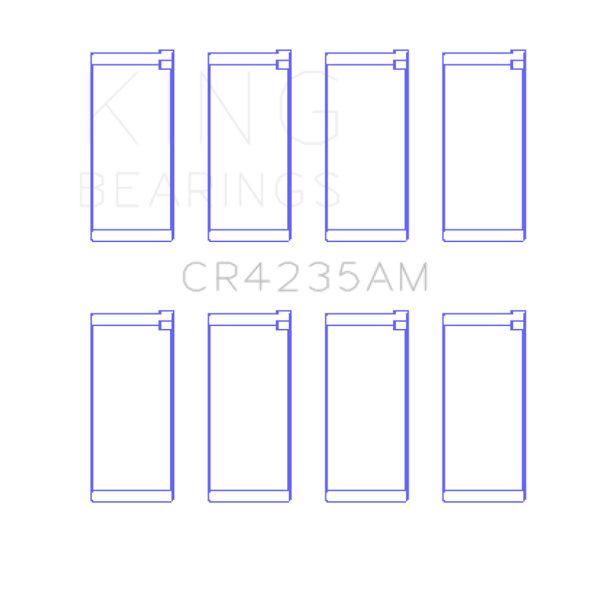 King Hyundai 2.0L G4GC (Size STD) Rod Bearing Set