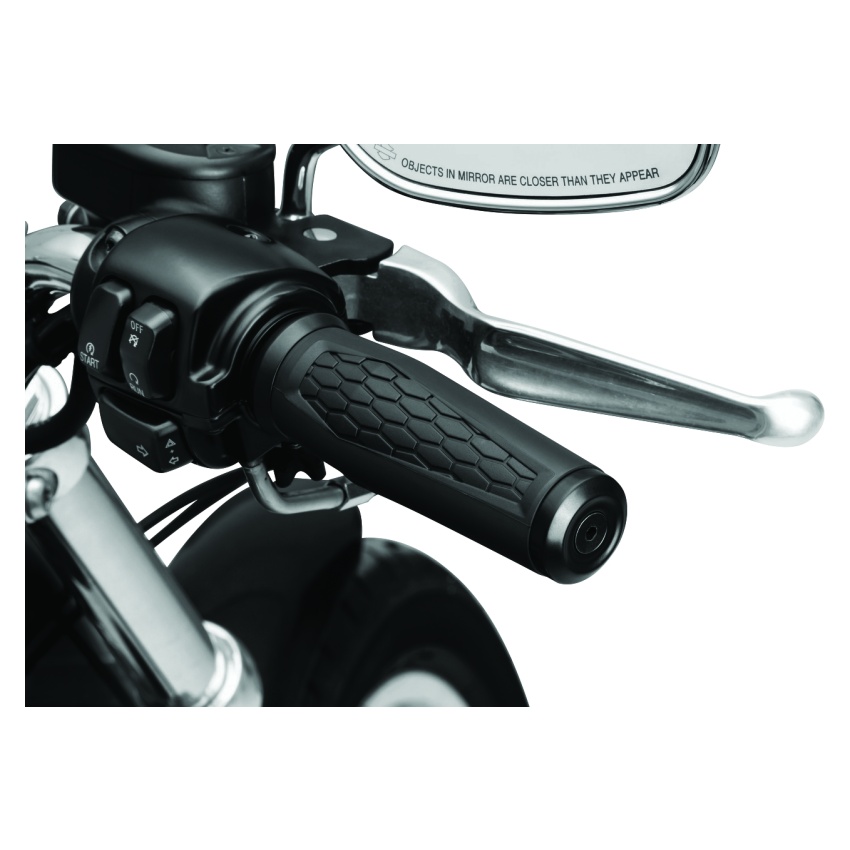 Kuryakyn 5921 Hex Grips Dual Cable Black