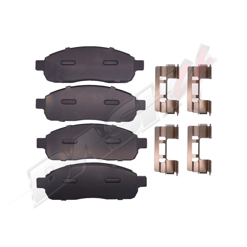 Dash 4 Brakes MD1011 Dash4 Premium Semi-Metallic Pads