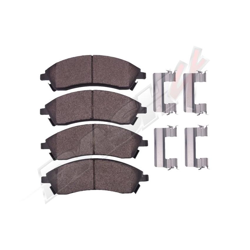 Dash 4 Brakes MD1019 Dash4 Premium Semi-Metallic Pads