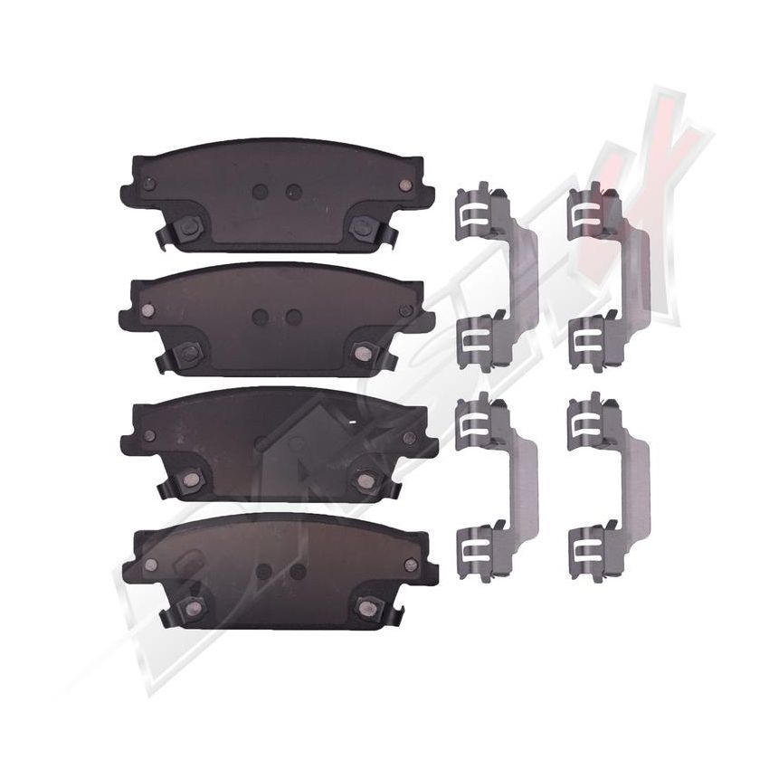 Dash 4 Brakes MD1020 Dash4 Premium Semi-Metallic Pads