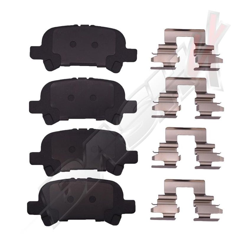 Dash 4 Brakes MD828 Dash4 Premium Semi-Metallic Pads