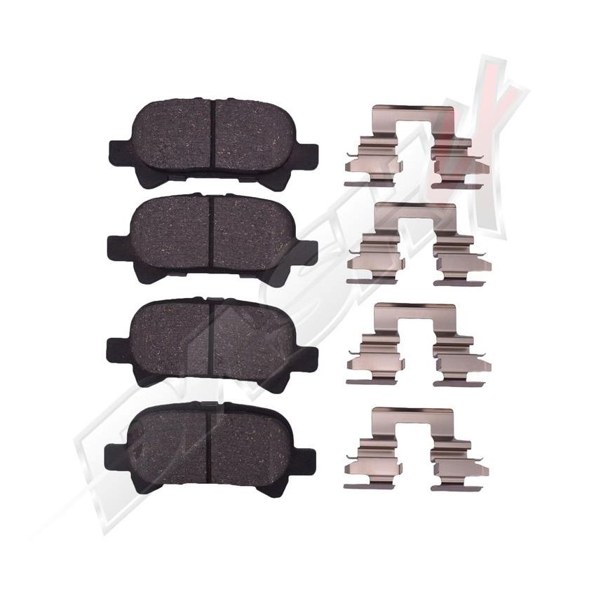Dash 4 Brakes MD828 Dash4 Premium Semi-Metallic Pads