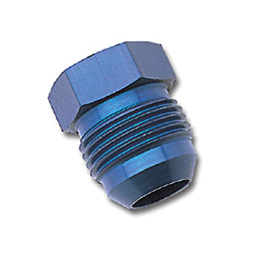 Russell Performance -6 AN Flare Plug (Blue)