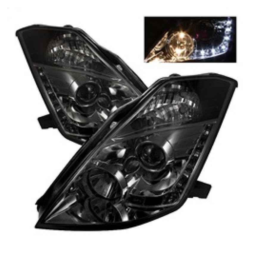 SPYDER 5064752 Projector Headlights - DRL - Smoke