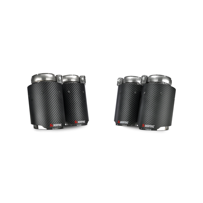Akrapovic TP-CT/26 Tail pipe set (Carbon)