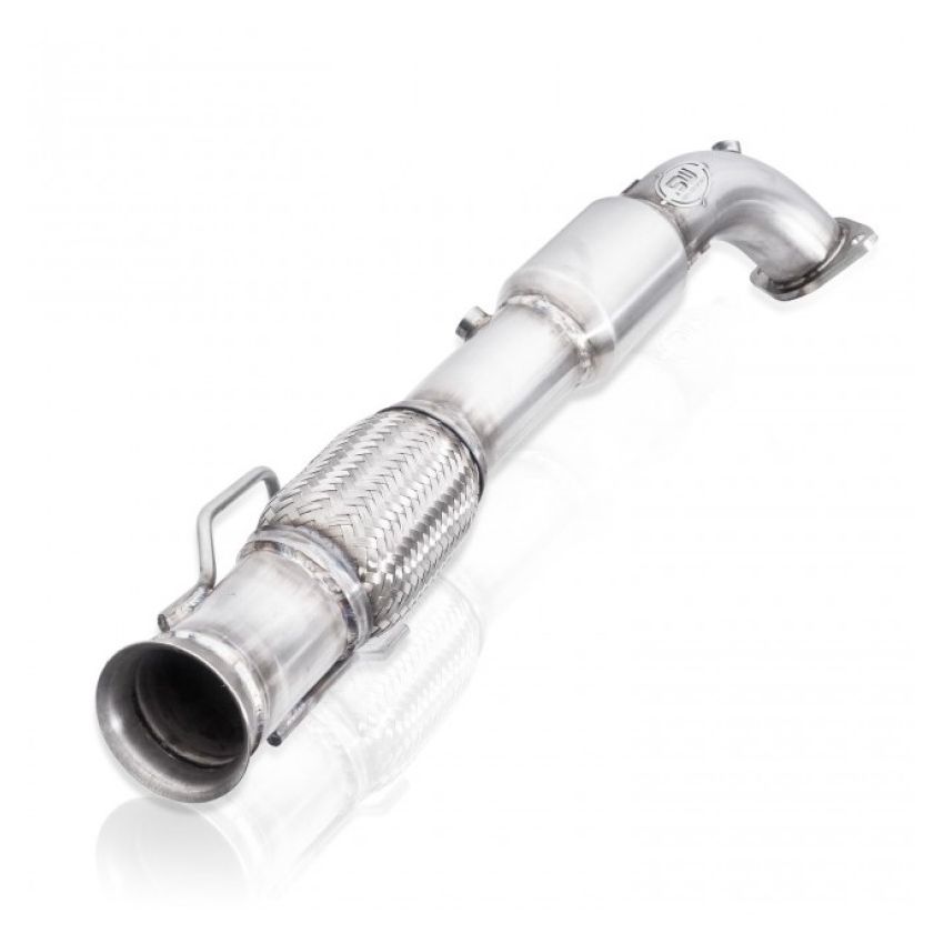 Stainless Works 2016-18 Ford Focus RS 3in High-Flow Cats Downpipe Factory Connection