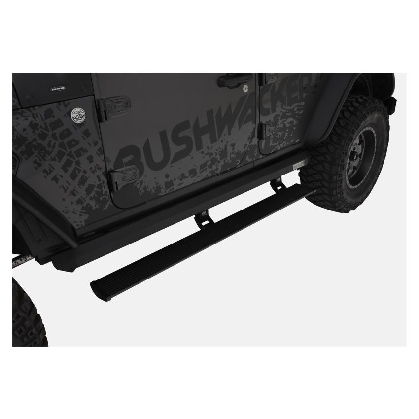 AMP Research 77132-01A 18-24 Jeep Wrangler JL 4DR (Incl. 4XE/Rubicon 392) PowerStep XL - Black