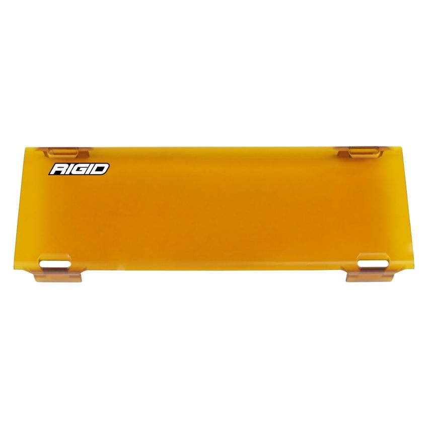 Rigid Industries 10in E-Series Light Cover - Amber -trim 4in & 6in