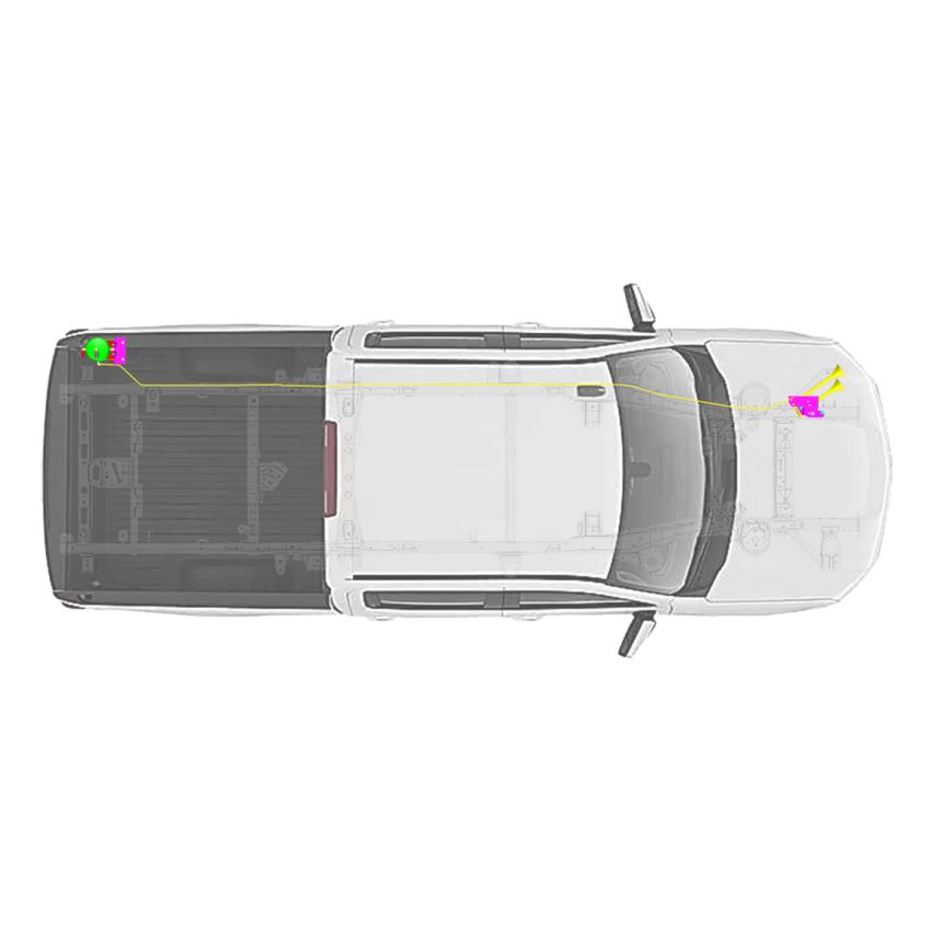 Kleinn Air Horns GMTRK-4 Kleinn 19-21 Chevrolet Silverado/ Sierra Onboard Air System w/ Model 102-1 Horns
