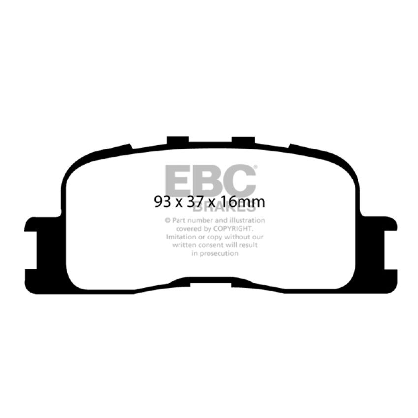 EBC UD885 02-03 Lexus ES300 3.0 Ultimax2 Rear Brake Pads