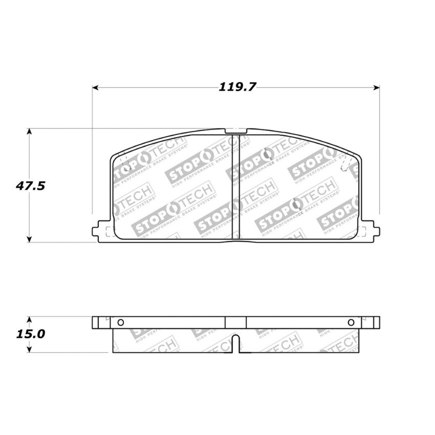 Stoptech 309.02420 Performance Brake Pads