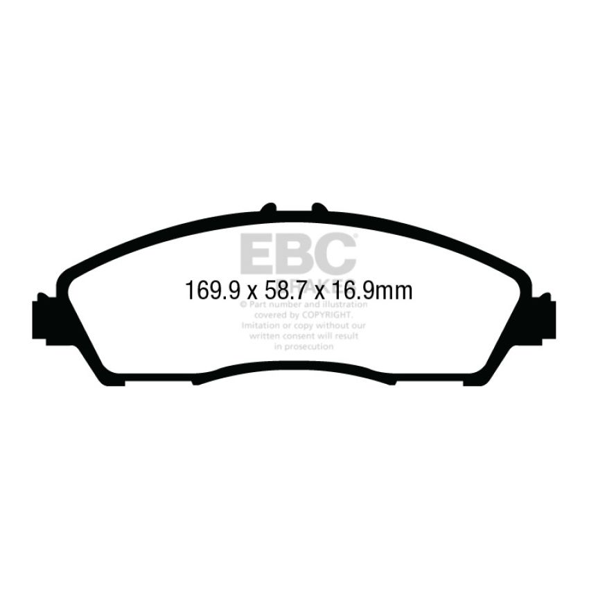 EBC UD1723 14+ Acura MDX 3.5 Ultimax2 Front Brake Pads