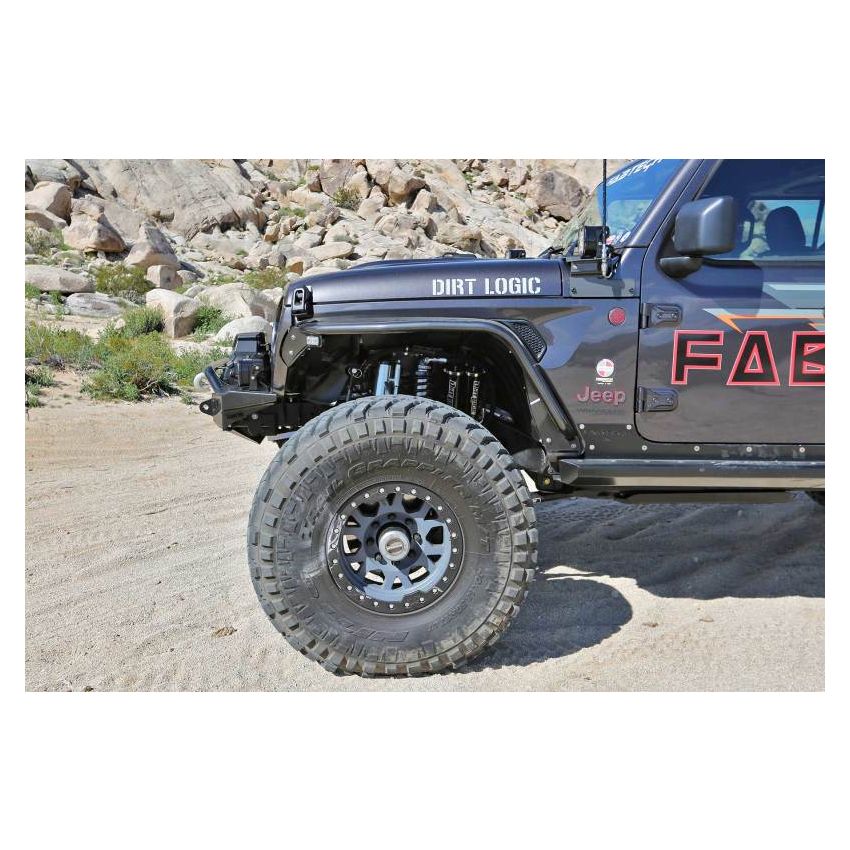 Fabtech FTS24212 18-21 Jeep JL 4WD Front Steel Tube Fenders