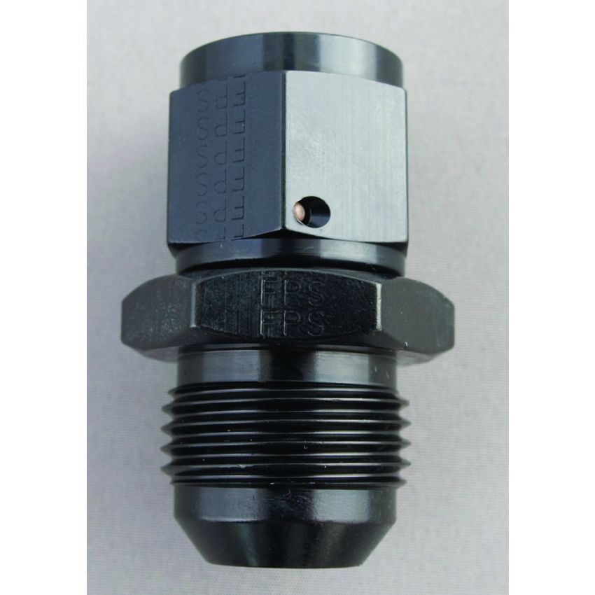 FRAGOLA FRG497218-BL #8 Female x #4 Male Swivel Reducer Black