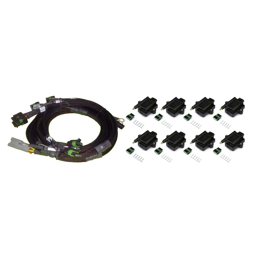 Haltech HT-130312 8 Channel High Output IGN-1A Inductive Coil & Harness Kit