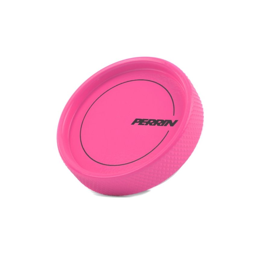 Perrin 02-21 Subaru WRX / 2022 BRZ & GR86 / 04-21 STI / 00-18 Forester XT Oil Fill Cap - Hyper Pink
