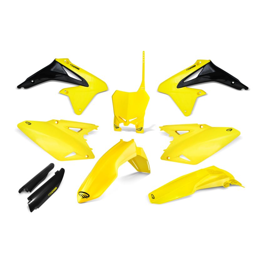 Cycra 1CYC-9322-55 08-17 Suzuki RMZ 250-450 Powerflow Body Kit - Yellow