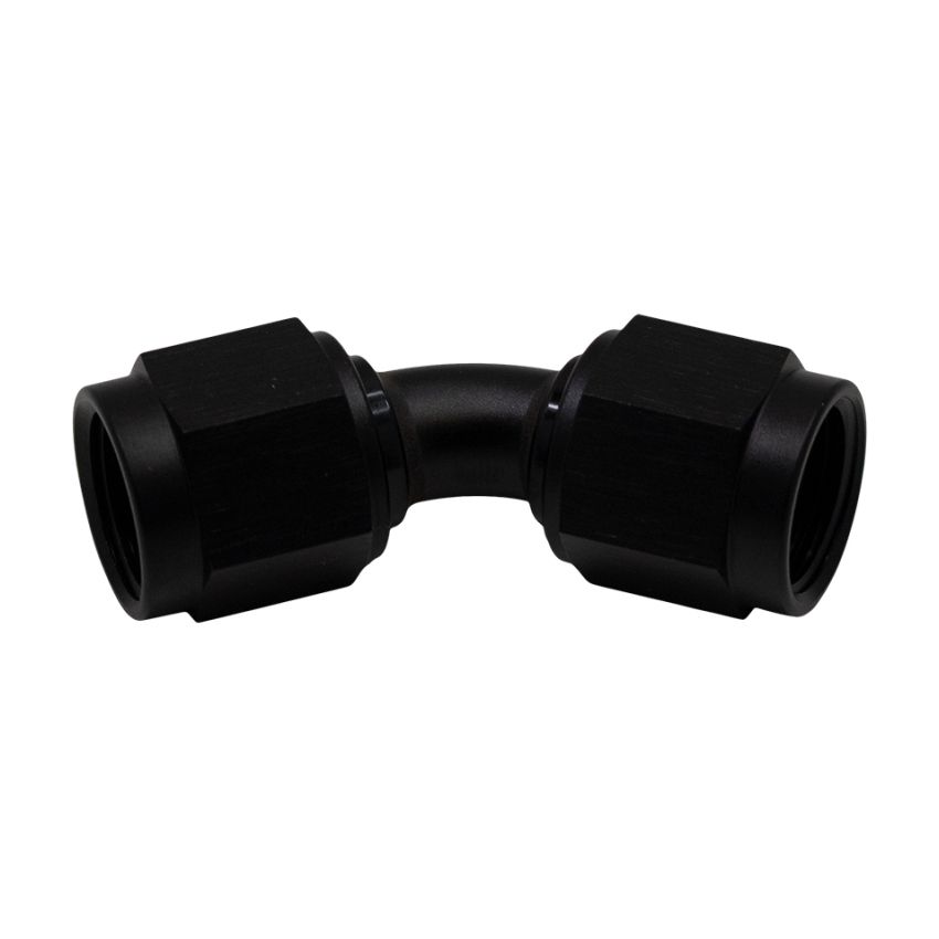 DeatschWerks 6AN Flare Female Swivel 45-Degree to 6AN Flare Female Swivel - Anodized Matte Black