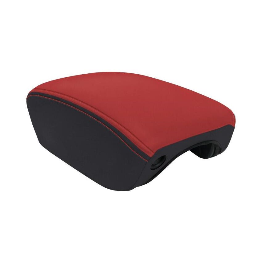 PRP  2018+ Jeep Wrangler JL / Jeep Gladiator JT Center Console Cover - Black/Red