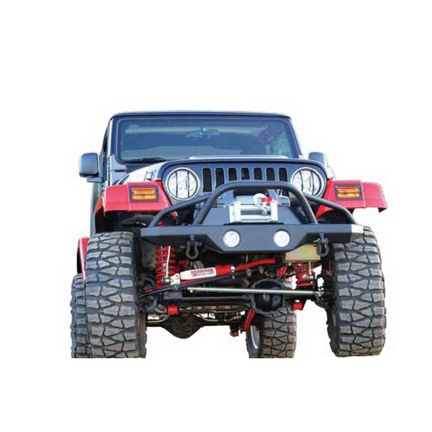 Rampage 78510 1976-1983 Jeep CJ5 Recovery Bumper Front - Black