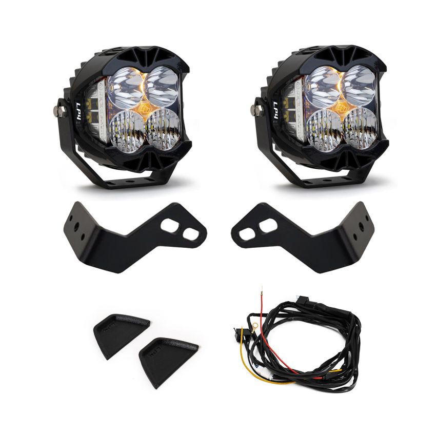 Baja Designs 448190 Can-Am Maverick R LP4 A-Pillar Kit