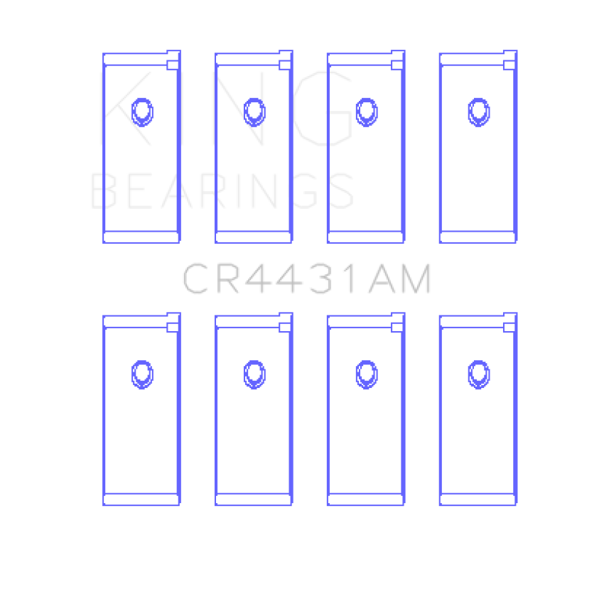 King Nissan (Size 0.5) Rod Bearing Set