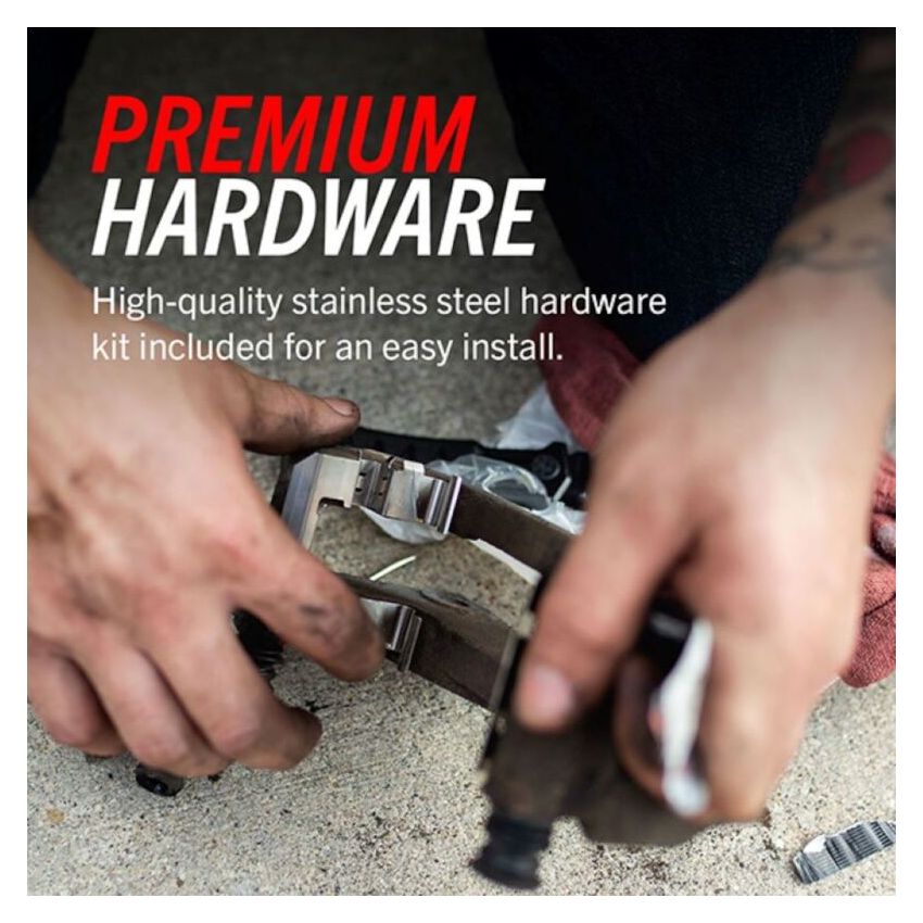 PowerStop 17-2209 PowerStop - Z17 Low-Dust Ceramic Brake Pads with Hardware